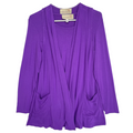 Antthony Originals Womens 2 Pc Sleeveless Cardigan w/ Pockets & Long Sleeve Shirt