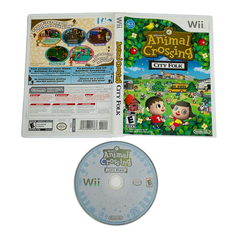 Animal Crossing City Folk Nintendo Wii Video Game