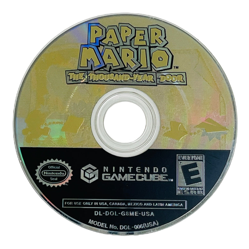 Paper Mario The Thousand-Year Door Nintendo GameCube Video Game Disc