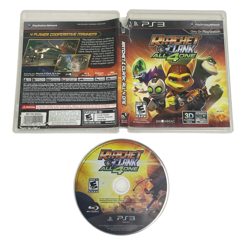 Ratchet & Clank All 4 One Sony Playstation 3 PS3 Video Game