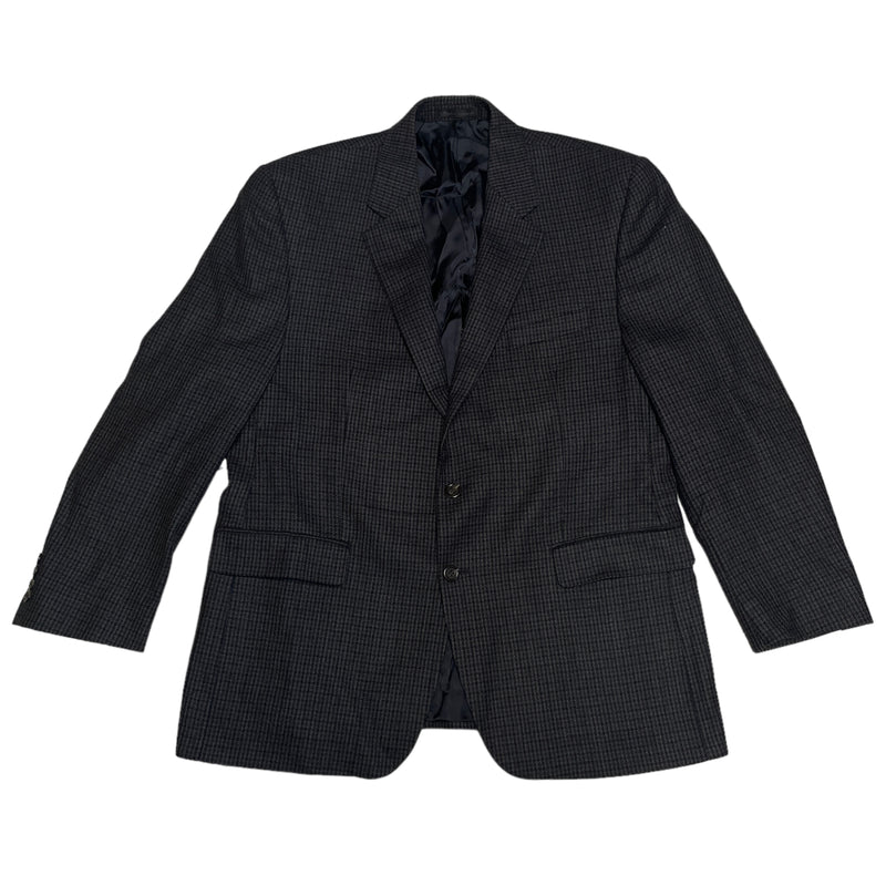 Chaps Mens 100% Lambswool Tweed Checkered Sport Coat Blazer Jacket RN-69456