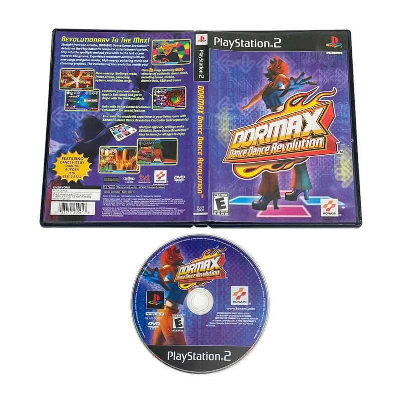 DDRMax Dance Dance Revolution Sony Playstation 2 PS2 Video Game