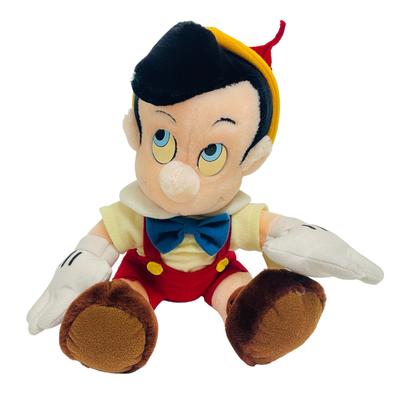 Walt Disney World Disneyland Store Vintage Pinocchio Sitting 11" Stuffed Toy Plush