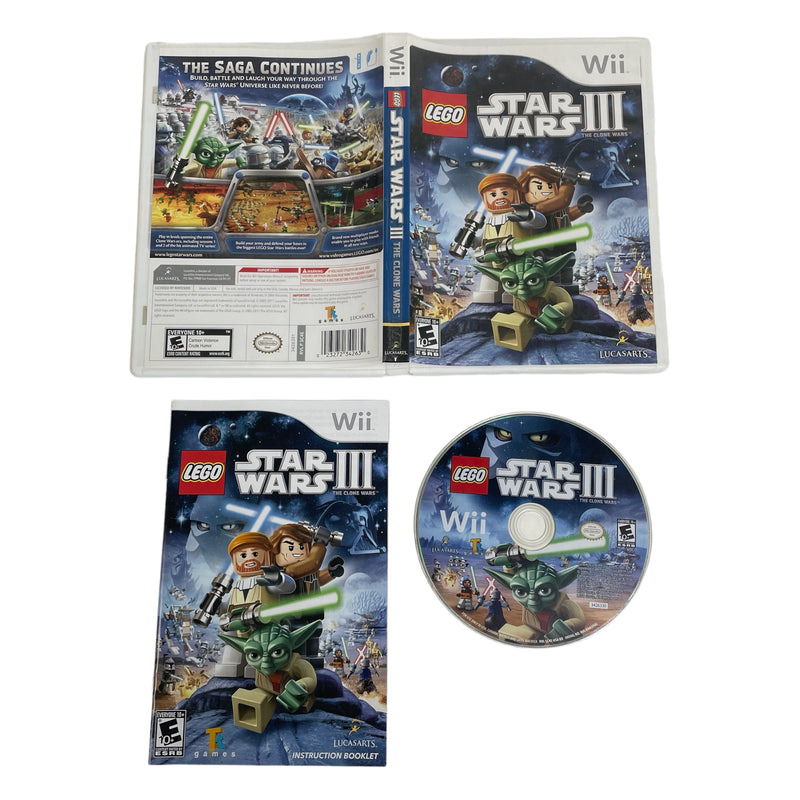 Lego Star Wars III 3 The Clone Wars Nintendo Wii