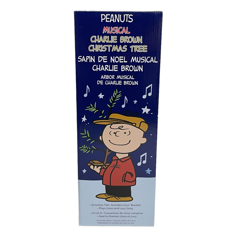 Peanuts 2019 Musical Charlie Brown 24" Christmas Tree