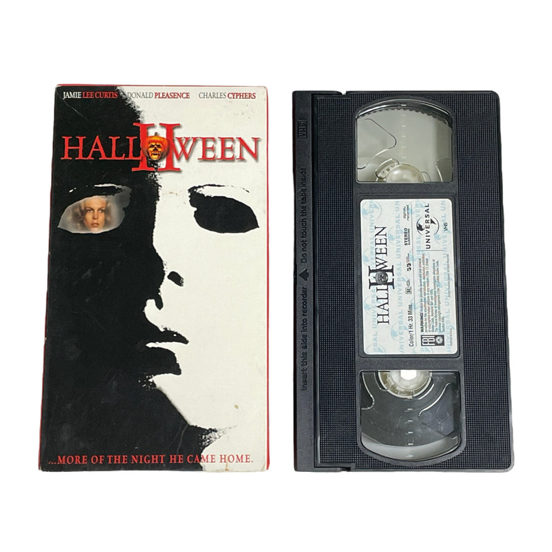 Halloween II 2 More of the Night He Came Home VHS Tape