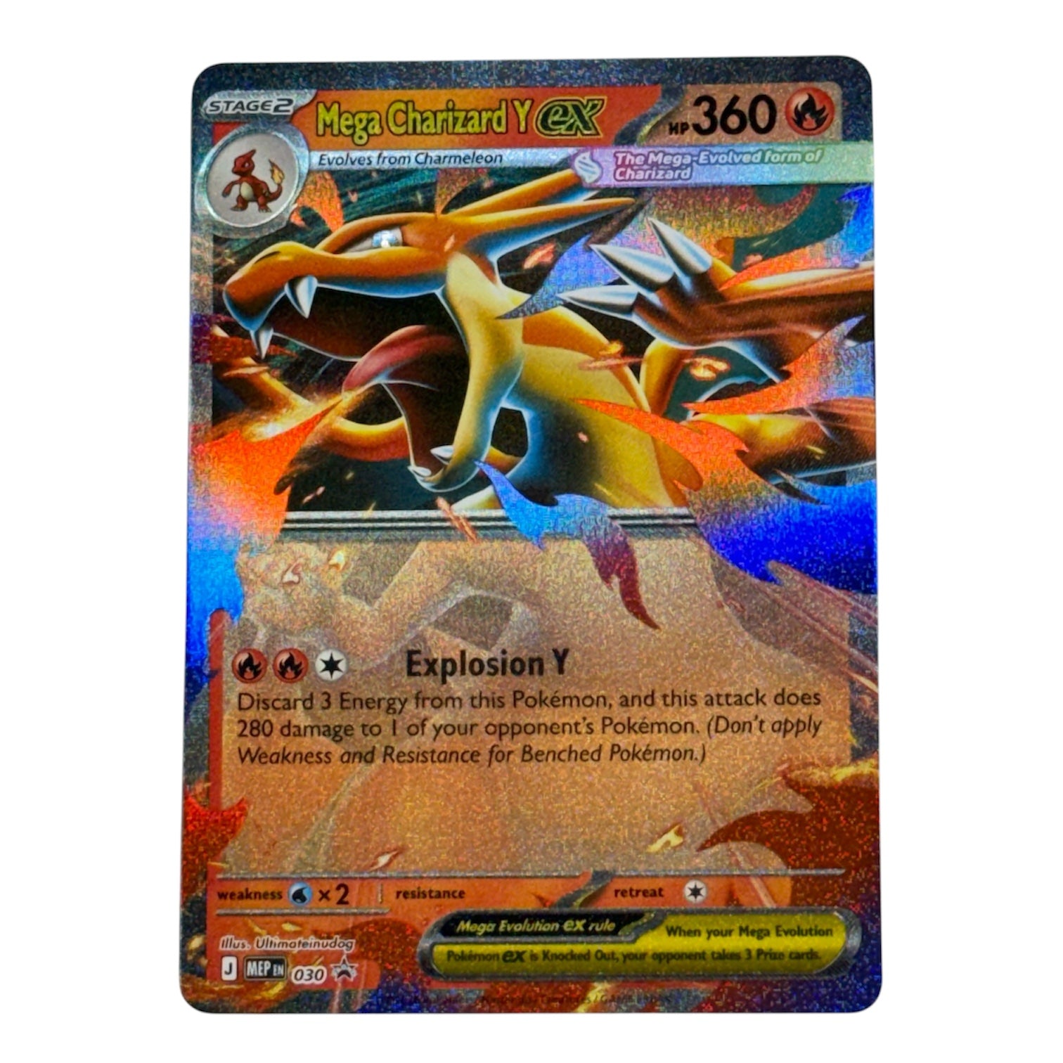 charizard pokemon card v evolution Mega Promo Promo Mega Y ex MEP030 Pokémon card Enhance your Pokmon collection The Top 8 Rogue Style:Custom Art Screws Case