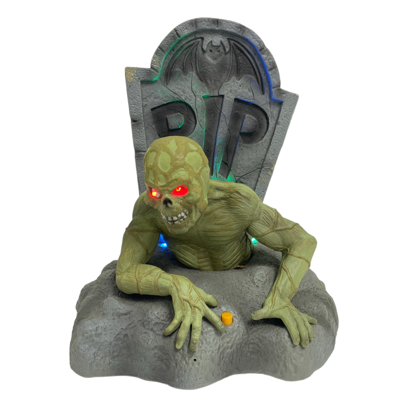 Gemmy RIP Ghoul Zombie Rising From Grave Sensor Motion & Light Halloween Prop