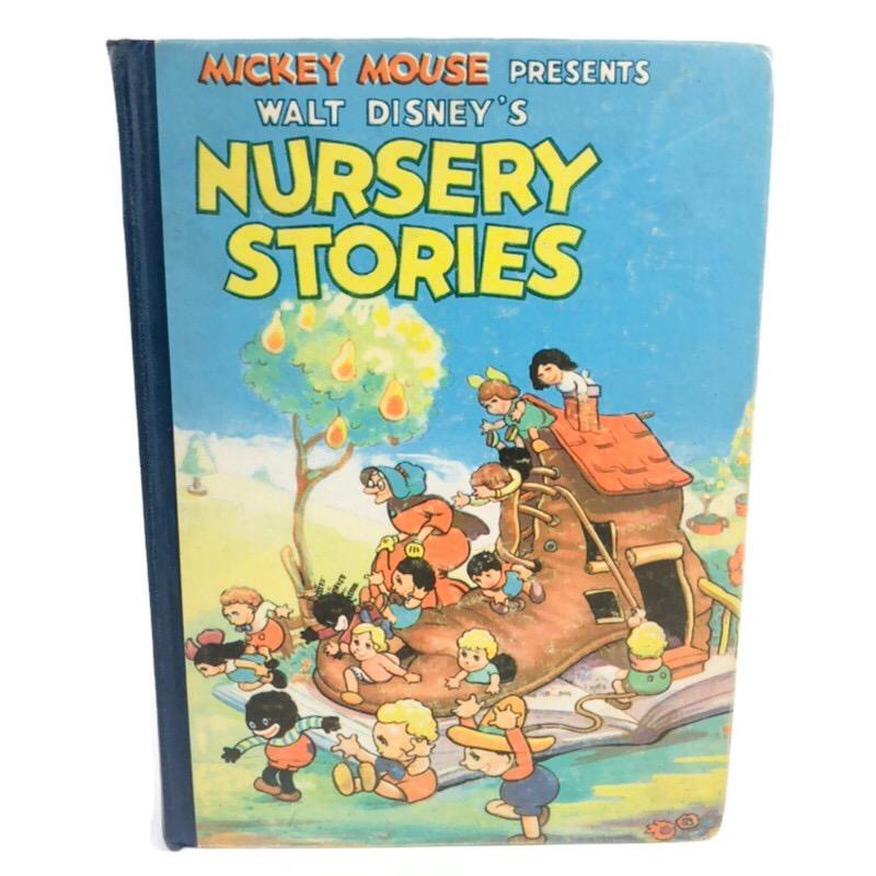 Mickey Mouse Presents Walt Disneys Nursery Stories 1937 Book