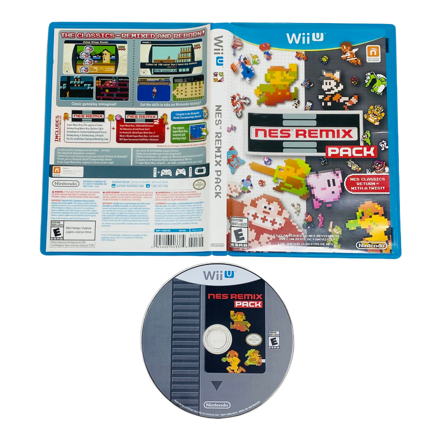 Nintendo Wii U NES Remix Pack Nintendo Selects Edition Complete