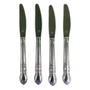 (4) Nasco Elizabethan II Stainless Steel 8.5" Butter Knives