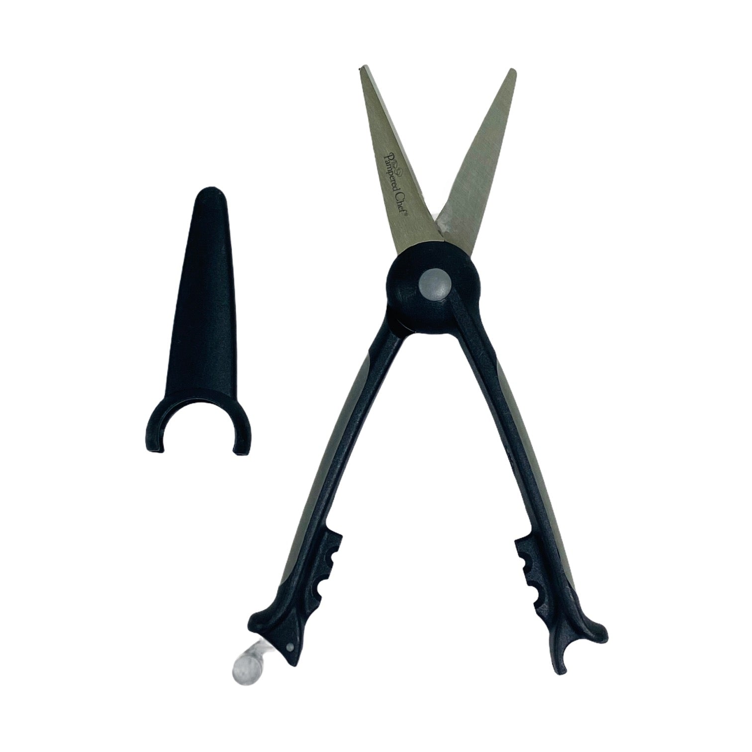 Pampered Chef Kitchen Shears/scissors With Mountable Holder 