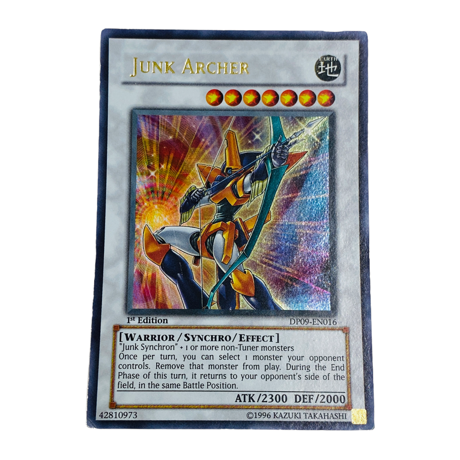 Yu-Gi-Oh! Junk Archer 1st Edition Ultra Rare Trading Card DP09-EN016