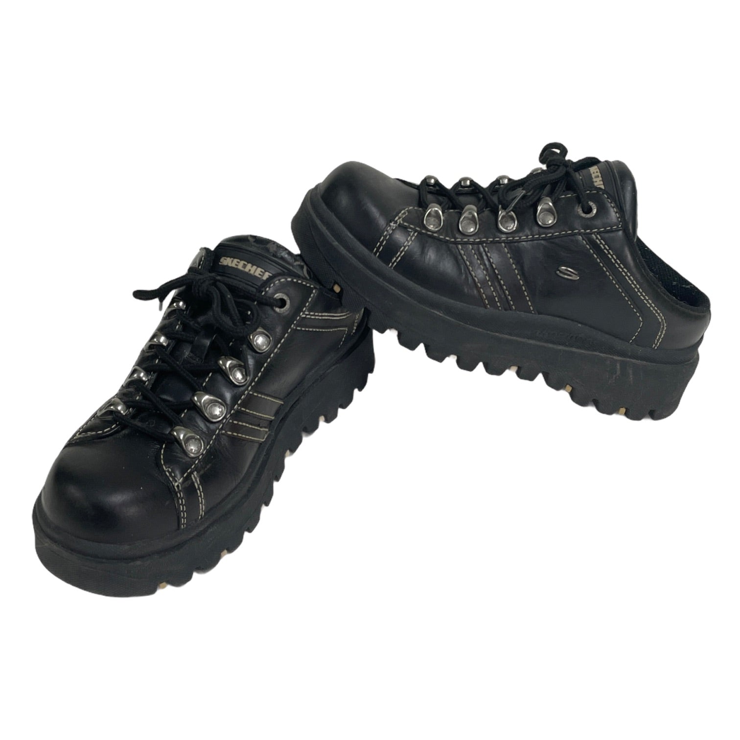Bærecirkel Shipley Dolke Skechers Chunky Platform Slip On Womens Black Jammers Shoes 45079