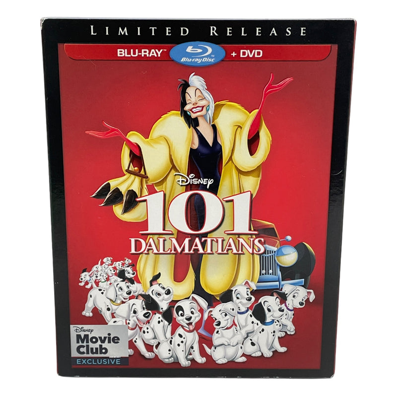 Disney 101 Dalmatians Limited Release Movie Club Exclusive Blu-Ray + DVD