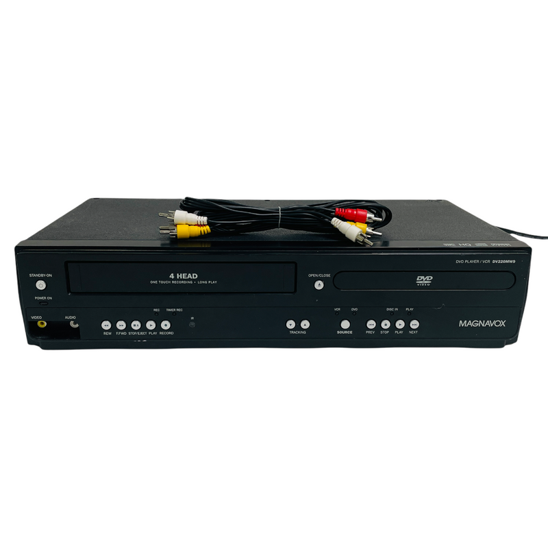 Magnavox DVD/VCR Combo Recorder 4-Head VHS Player DV220MW9