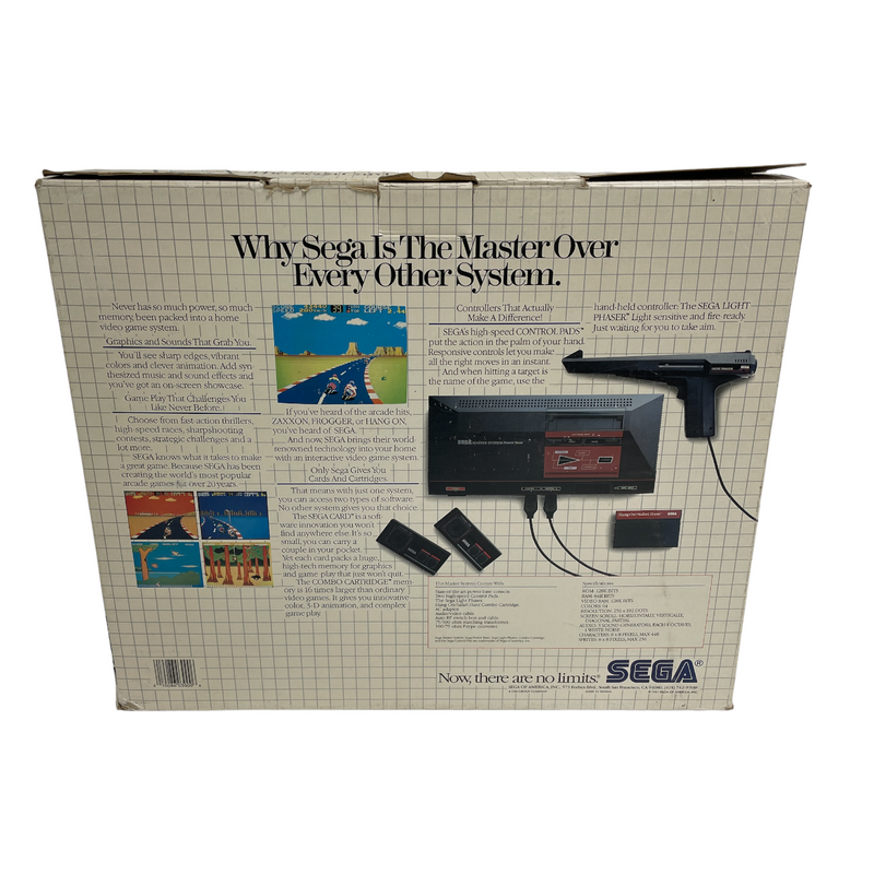 The Sega Master System Hang On Safari Hunt System Console Bundle