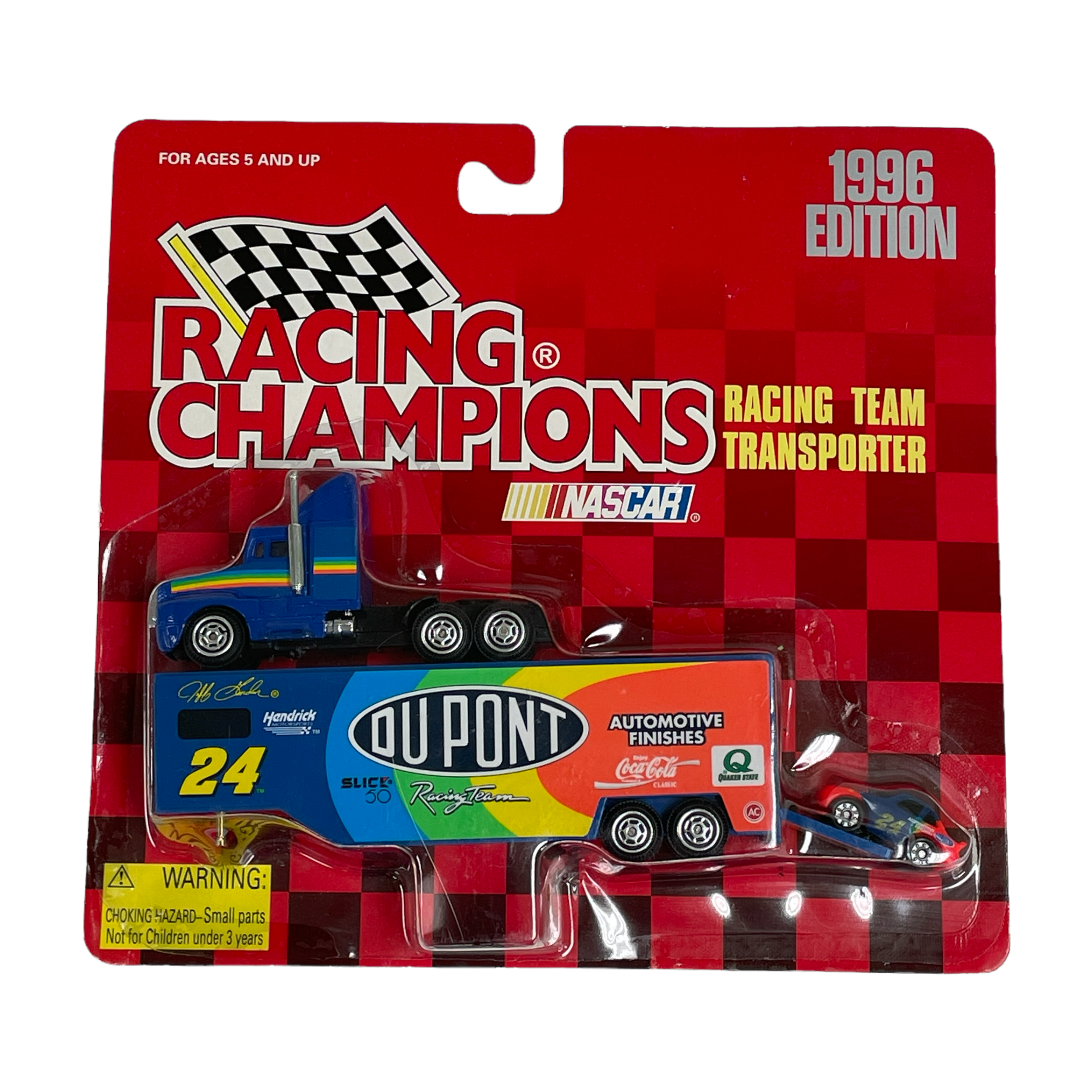 Racing Champions NASCAR 24 Jeff Gordon 1996 Diecast Stock Car Semi Cab