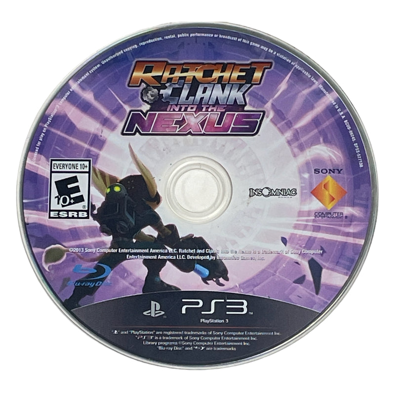 Ratchet & Clank Into The Nexus Sony Playstation 3 PS3 Video Game Disc