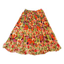 White Stag Womens Tropical Punch Floral Flower Hawaiin Long Maxi Skirt