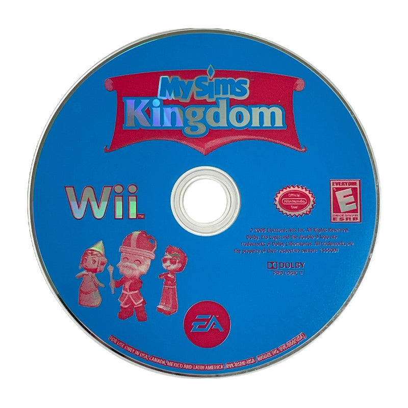 MySims Kingdom Nintendo Wii Video Game Disc