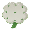 Kate Williams Global Designs Collection 4 Leaf Clover Shamrock 14" Serving Plate