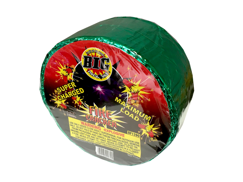 Big Fireworks Thunder Bomb 1,000 Firecrackers Roll