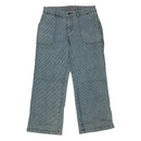 Wrangler Twenty X 20X Womens Blue White Striped Stretch Denim Jeans