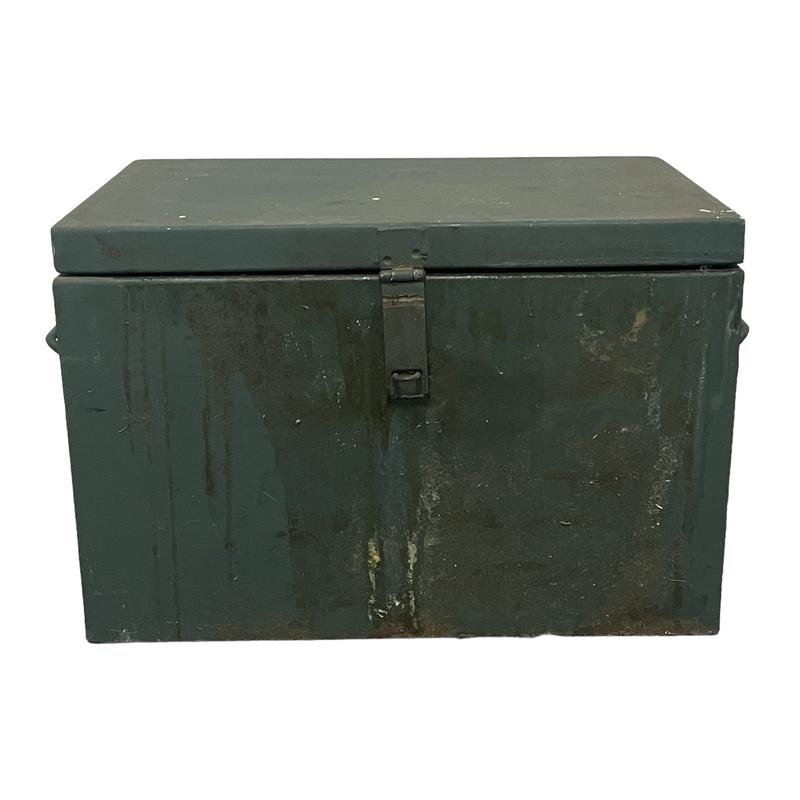 Green Heavy Metal Lockable Tool Storage Box