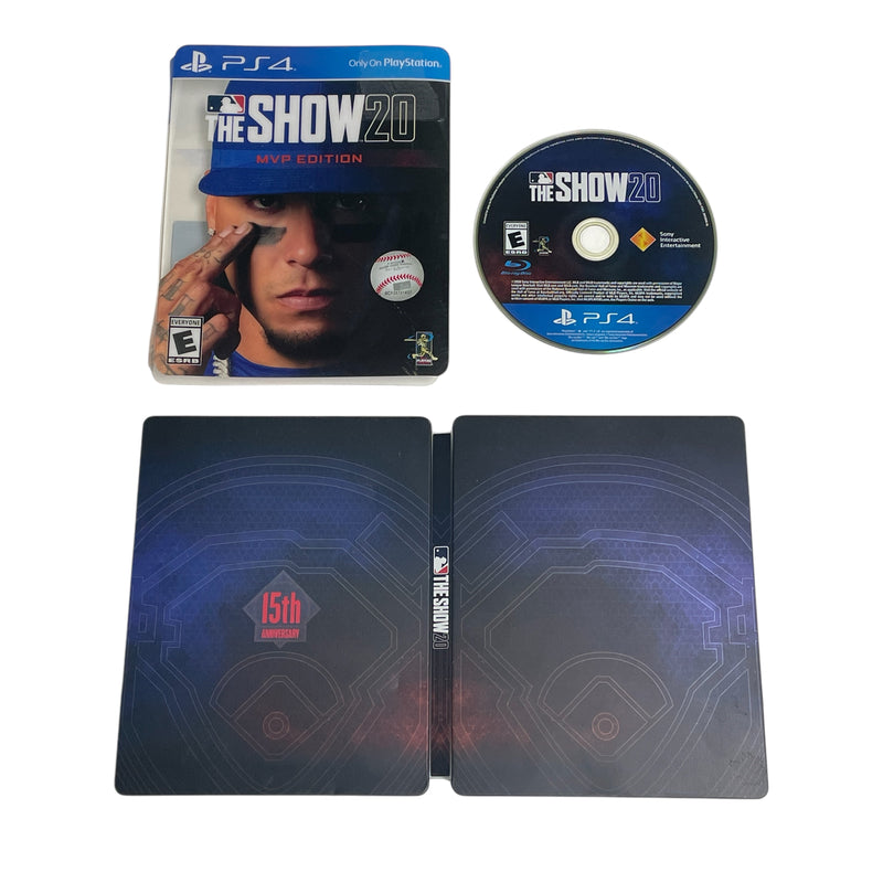 MLB The Show 20 MVP Edition Steelbook Sony Playstation 4 PS4 Video Game