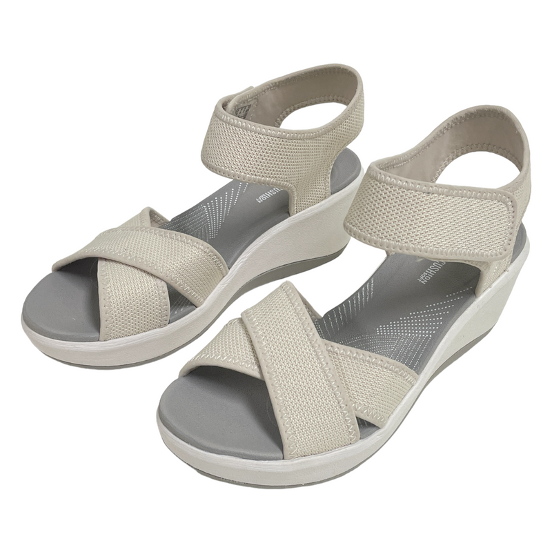 Cloudsteppers By Clark Cushion Soft Womens Strappy Wedge Heel Sandals