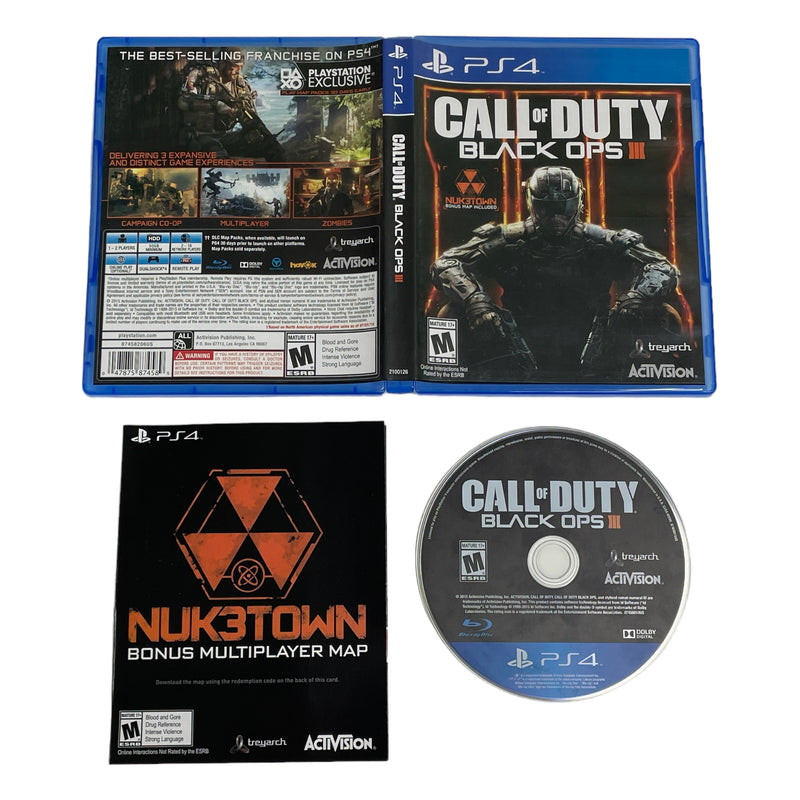 Call of Duty Black Ops III COD BO 3 Sony Playstation 4 PS4 Video Game