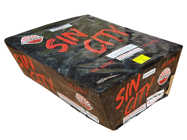 Big Fireworks Sin City 115 Shot Finale Box