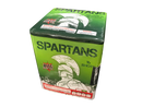 Big Fireworks Spartans 16 Shot 200 Gram Green Tip Brocades w/ White Strobes Aerial Repeater Box