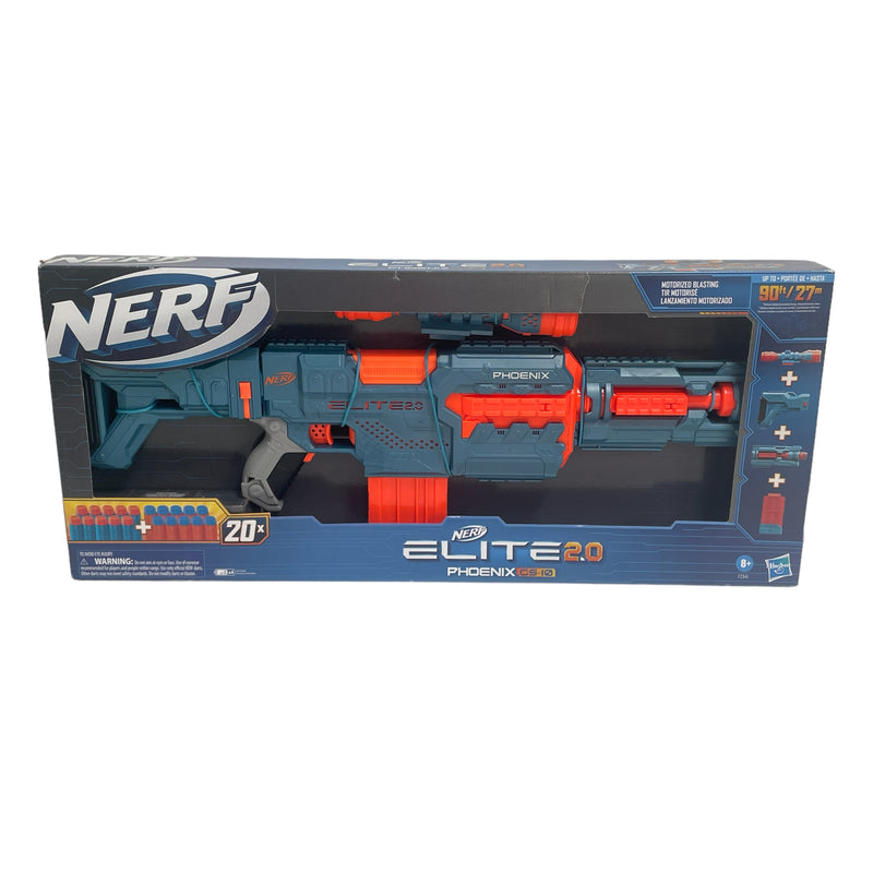 Nerf Elite 2.0 Phoenix CS-10 Motorized Blasting 20 Dart Toy Gun