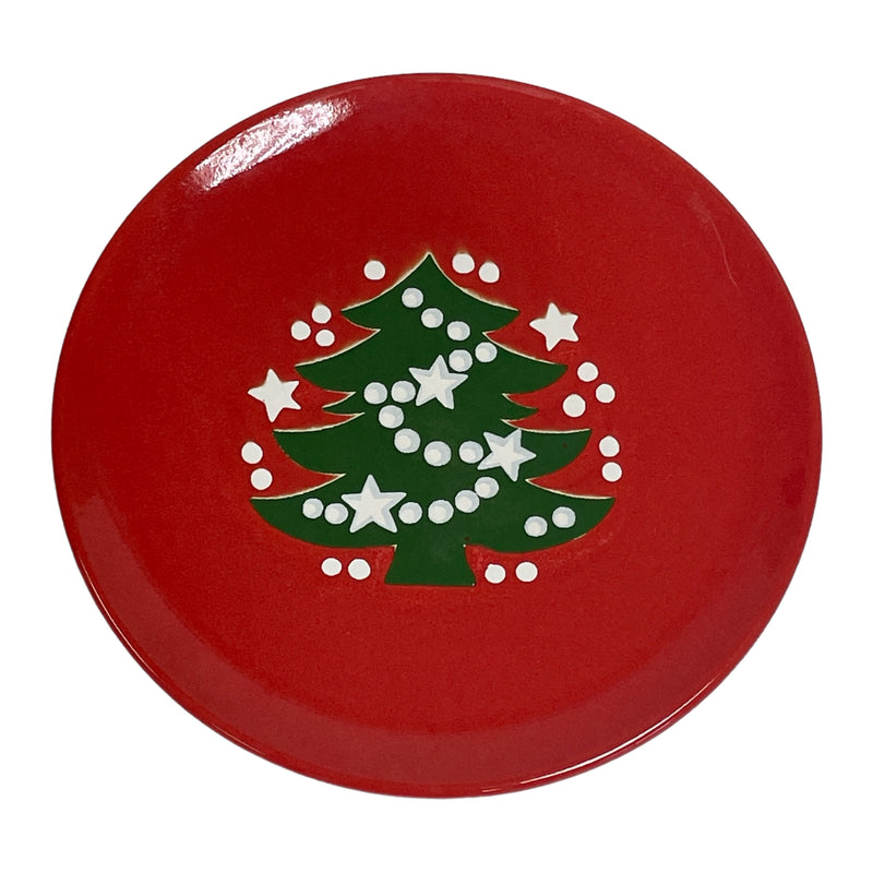 Waechtersbach Germany Christmas Tree Red 7 3/4" Plate