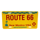 Route 66 New Mexico USA Land of Enchantment Souvenir Metal License Plate