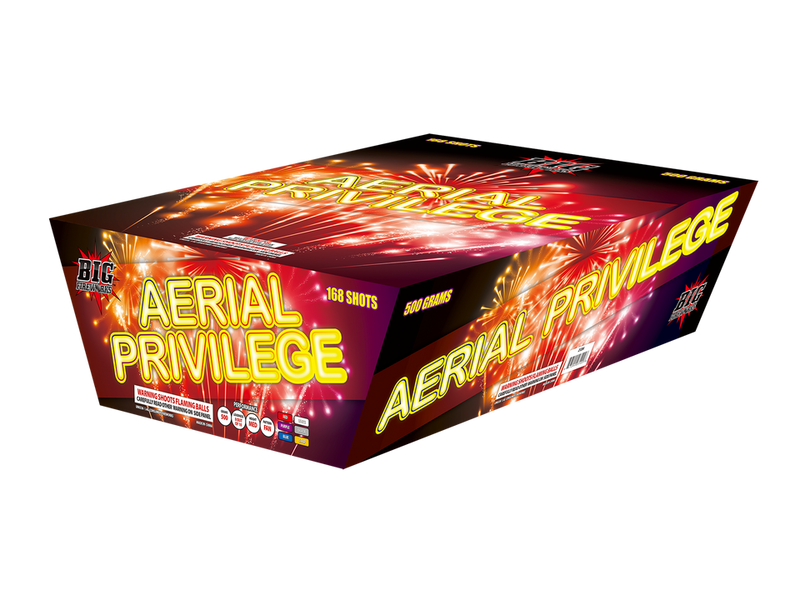 Big Fireworks Aerial Privilege 168 Shot Finale Box