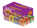 Big Fireworks Jackpot 200 Gram 72 Total Shot Cakes w/ Mines & Comets Aerial Repeaters 6 Pack