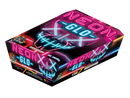Big King Fireworks Neon Glo 90 Shot 500 Gram Chrys Willows Timerain Effects Finale Cake Box