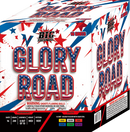 Big Fireworks Glory Road 16 Shot 200 Gram Golden To Silver w/ Color Star Aerial Repeater Box