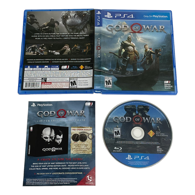God of War Sony Playstation 4 PS4 Video Game