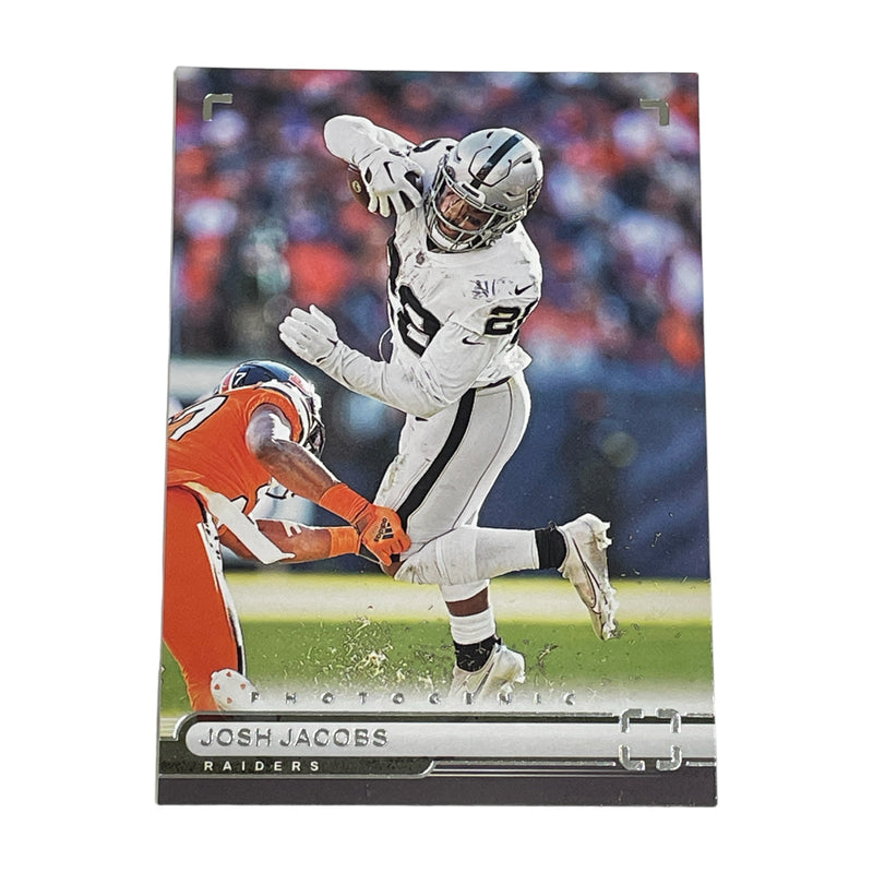 Josh Jacobs Las Vegas Raiders 2022 Panini Chronicles Photogenic Card