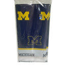 University of Michigan Wolverines Plastic Table Cloth 54" x 108" Tablecover Table Cover