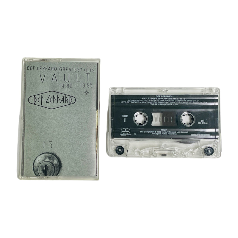 Def Leppard Greatest Hits Vault 1980-1995 Mercury 1995 Cassette Tape