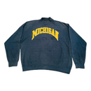 Artex University of Michigan UofM Wolverines Mens Turtle Neck Long Sleeve Sweatshirt