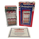 Budweiser Enesco Musical Cold Beer To Go Cooler Mini Fridge Refrigerator Diecast Bank