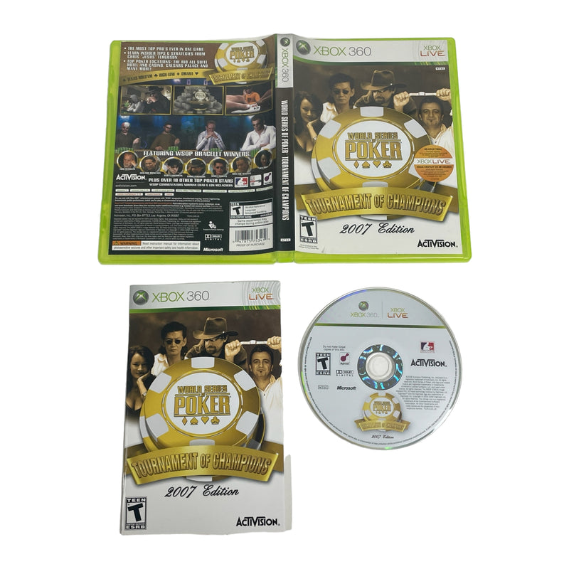 World Series of Poker Tournament of Champions 2007 Edition Microsoft Xbox 360