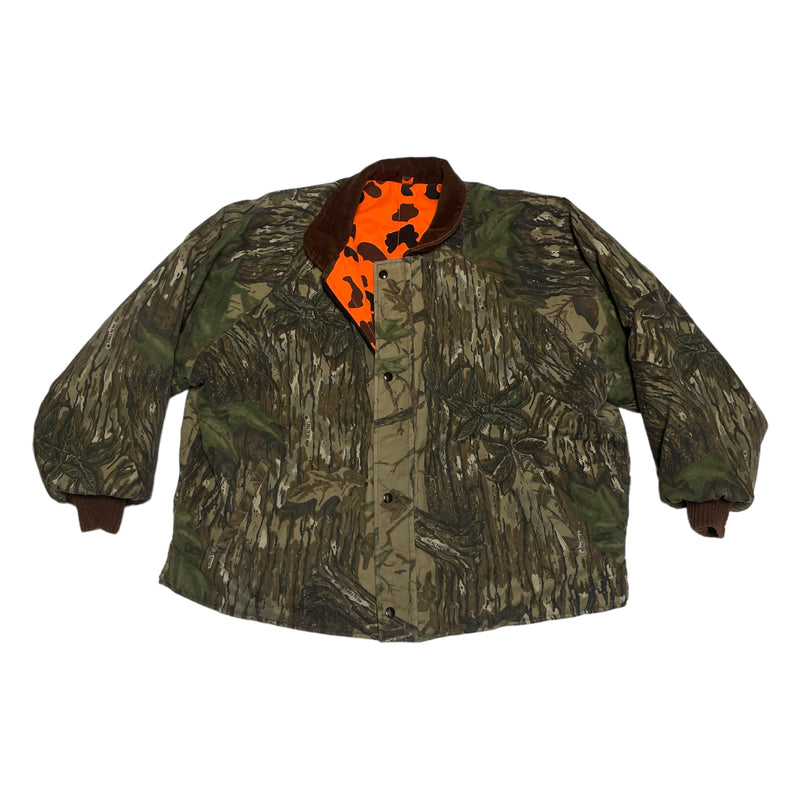 Walls Realtree Mens Reversible Orange Camouflage Camo Insulated Hunting Jacket