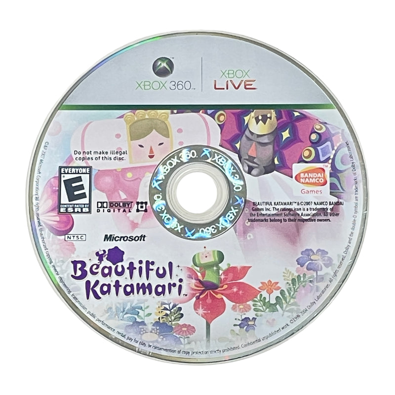 Beautiful Katamari Microsoft Xbox 360 Video Game Disc